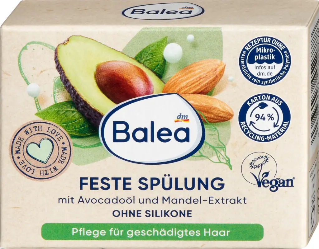 Balea Fester Conditioner Avocado Mandelmilch, 60 g