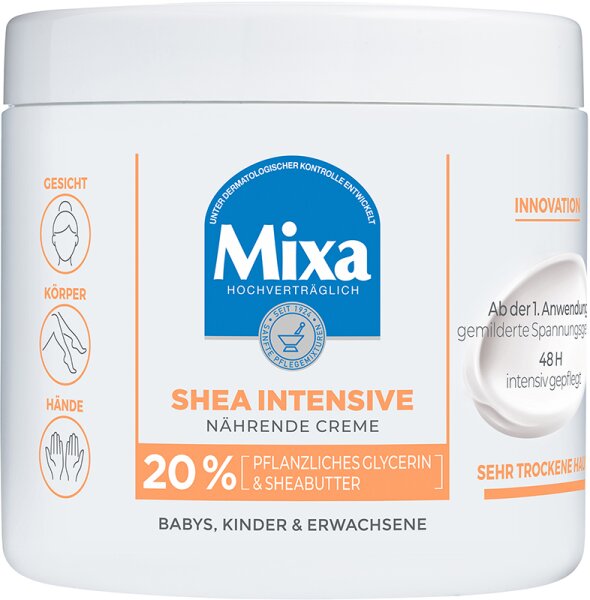 [00710] Mixa Pflegecreme Shea Ultra Soft, 400 ml
