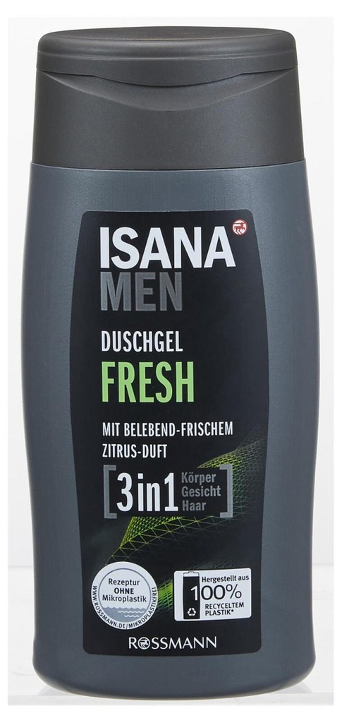 ISANA MEN 3in1 Duschgel Fresh, 300ml